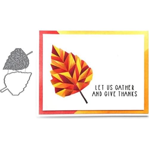 Leaves Metal Cutting Dies Stencil For Scrapbooking Album Photo Paper Cards Crafts Handmade New 2019 Die Cut Embossing