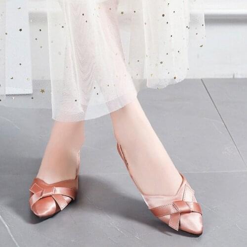 PUPUDA Female Shoes Fashion Flat Shoes Women Slip On Loafers Summer Lightweight Casual Business Leather Shoes Women