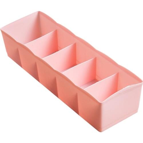 2019 New Multi-function Storage Box Clothing Organizer Underwear Socks Bra Ties Desktop Drawer Hot Plastic Storage Boxes Bins