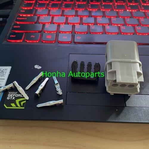 FREE shipping 10pcs 6pin Ignition Coil Connector Plug Harness clips Case