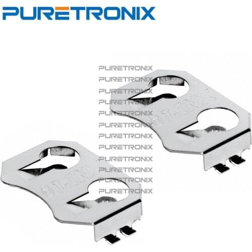 20pcs SMD Tab 20mm CR2032 2032 Battery Button Cell Holder