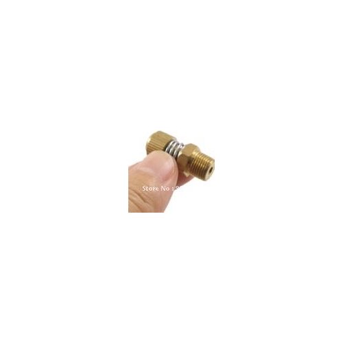 Free Shipping 100PCS/LOT 1/4" Male Thread Adjustable Pneumatic Silencer Muffler Gold Tone for Valve