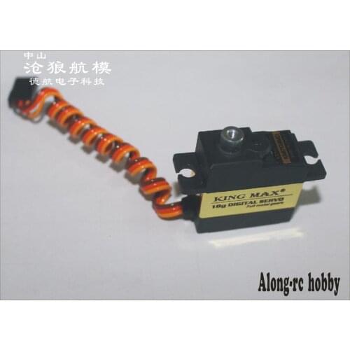 FREE SHIPPING 2pcs kingmax KM1703MD 18- 20g 3.5kg .cm digital metal gears servo for RC model airplane F3A rc car boats servo