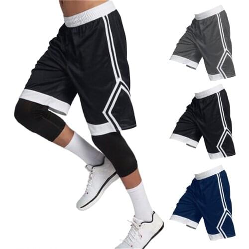 Brand Shorts Mens Bodybuilding Fast Dry Boardshorts Joggers Knee Length Sweatpants Summer Gyms Fitness Workout Beach Short Pants