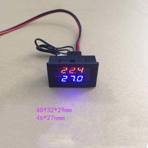 DC-12v Digital LED Microcomputer Thermostat Switch Temperature Sensor Controller