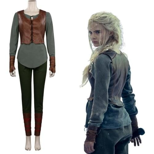 Ciri Cosplay Costume Outfits Halloween Carnival Suit