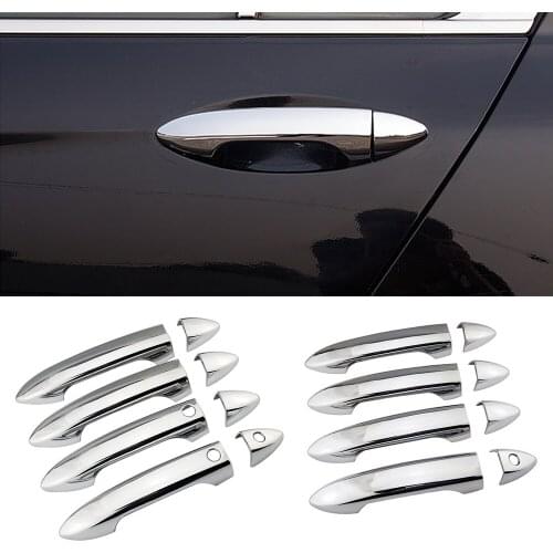 For Honda Accord 9th Gen 2014-2017 Car Exterior Modify Refit Chrome Door Handle Cover Decoration Trim Protection Sticker