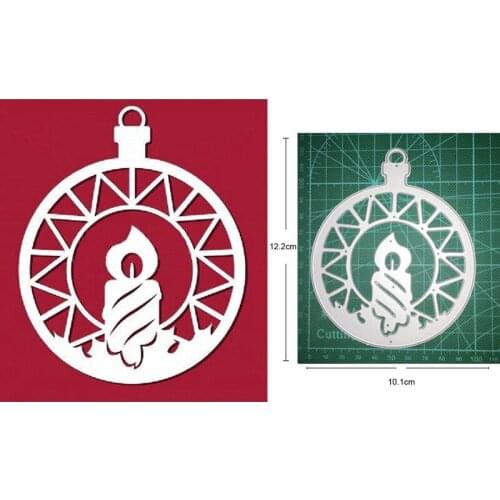 Craft dies Christmas Pendant Candle Metal Cutting Dies decoration scrapbooking dies Cards Making Embossing die cut Stencils Dies