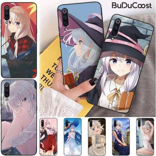 Anime the journey of elaina cute Phone Case For Xiaomi Mi 9 9T CC9 CC9E 8 SE Pro A2 Lite 6X 5 A3 A1 Max Mix 2 3