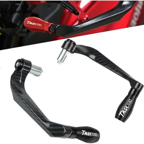 Motorcycle Scooter Carbon Fiber Brake Clutch Levers Handlebar Protect Guard For YAMAHA TMAX 500 Tmax500 201-2018 2017 2016 2019