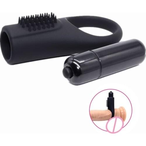 Soft Brush Penis Ring Cock Ring Toys for Adults Sex Products Men Vibrators Collars Delay Premature Lock Fine Sex Toys for Men