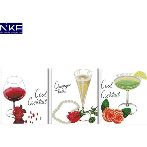 NKF Spend A Lifetime Cross Stitch Handmade Embroidery Packs Cross Stitch Counting Patterns Needlework Cross Stitch Kits for Kids