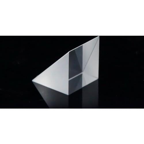 New Optical Glass Triangular Prisms Right Angle Isosceles Prisms Lens Optical K9 Glass Material Testing Instrument 15X15X15MM