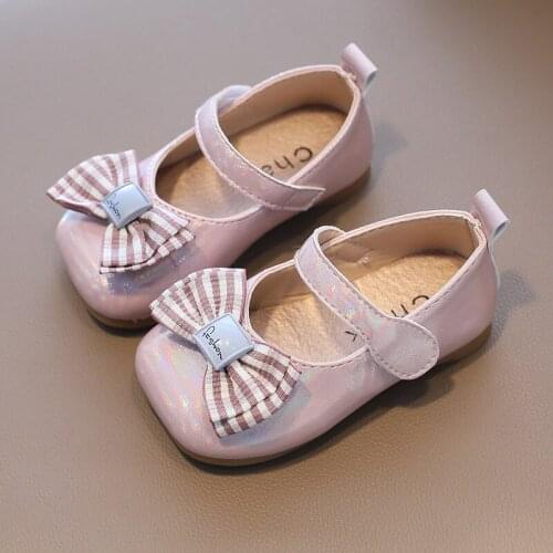 Newborn Baby Girls Shoes Toddler Leather First Walker Casual Kids Princess Shoes for Dance Party School SOB004