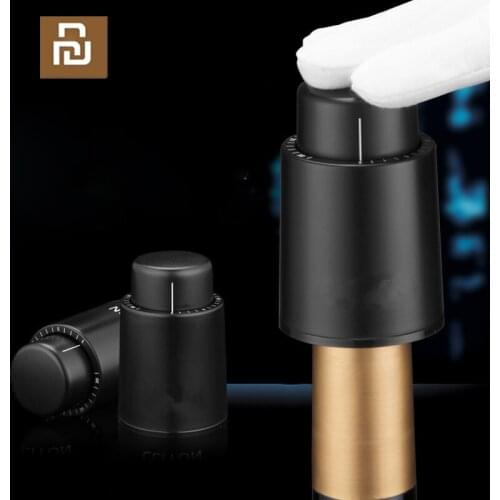 New Youpin Plastic Vacuum Wine Bottle Stopper Sealed Storage Vacuum Memory Wine Stopper Electric Stopper Wine Corks