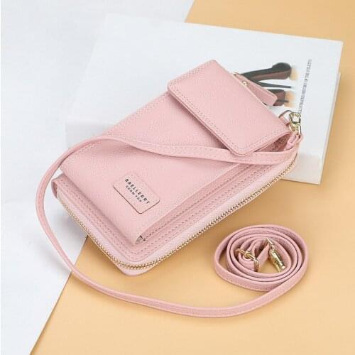 POOLOOS Phone Wallet Womens Wallets and Purses Lady Crossbody Bag Mini Handbag Purse Clutch Shoulder Strap Money Bag Wallet