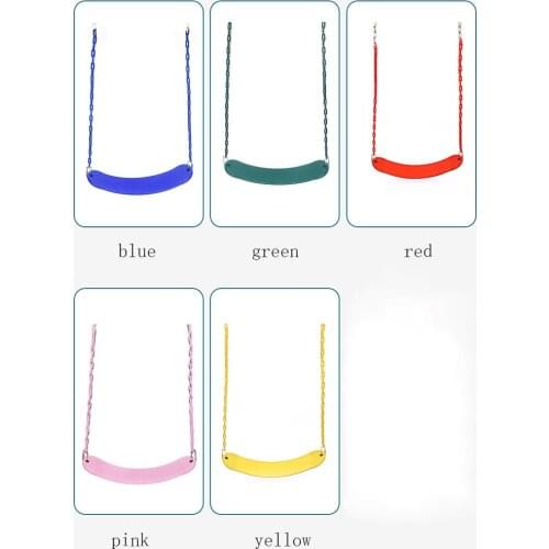 Portable Outdoor Colorful Chain Swing For Kindergarten Playground Swings Accessories Garden Hanging Seat Chair Toy For Kids