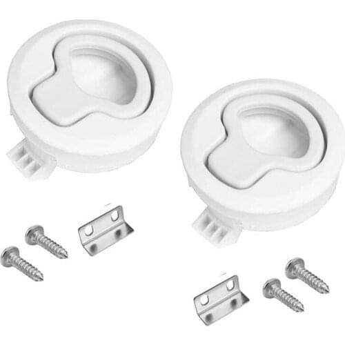 Boat Latch Slam Latch Flush Pull Slam Latch Round Pull Latch Marine Hatch Latch For Boat Deck RV Cabinet Door Drawers