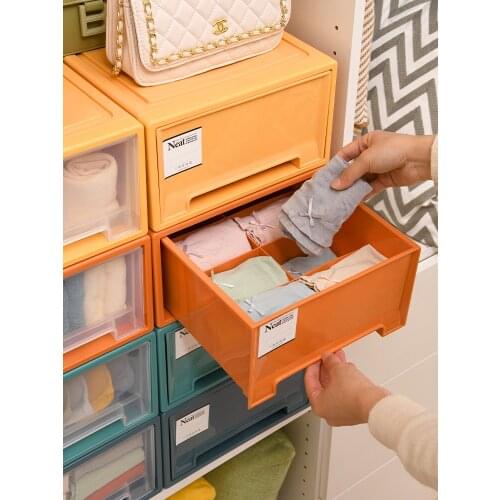 Underwear storage box Drawer type compartment storage box Dormitory artifact home