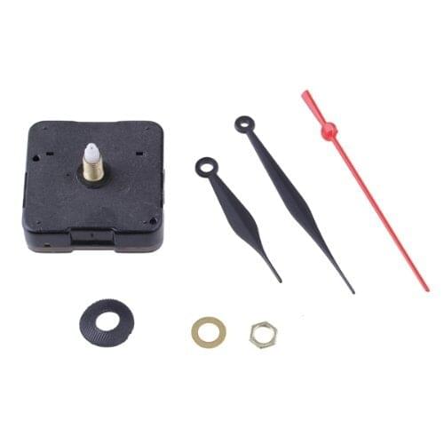 YCYS-Quartz clock Movement Mechanism 3 Black + Red Needle DIY Repair
