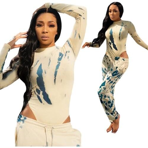 In Stock Fall Clothing Women 2 Piece Sets Jumpsuit Women Rompers Two Piece Set Women Clothing