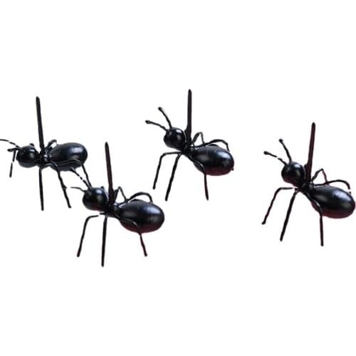 12 Pieces/set Cute Mini Ant Fruit Toothpicks Multifunctional Snack Cake Dessert Fork Childrens Kitchen Tableware Party Supplies