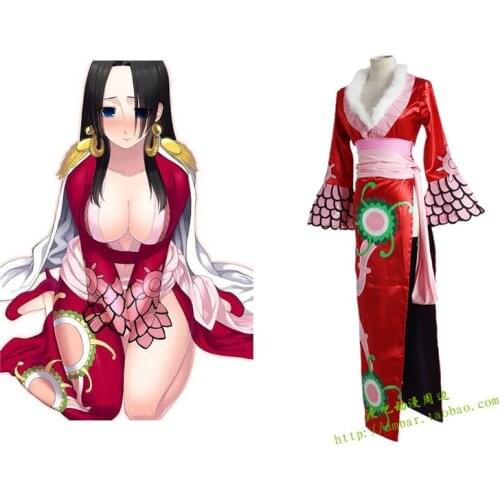 2016 One Piece Boa Hancock Cosplay Costme Boa Cosplay Dress