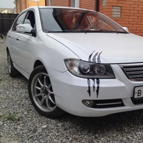 Car monster claw scratch stripe headlight sticker for Mitsubishi ASX/Outlander/Lancer Evolution/Pajero/Eclipse/Grandis