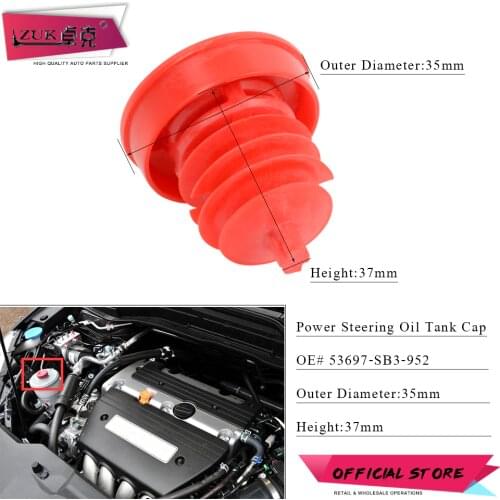 ZUK Genuine Power Steering Oil Tank Cap Case Lid For HONDA CRV ODYSSEY CIVIC ACCORD CROSSTOUR STREAM LEGEND FOR ACURA TL MDX RL