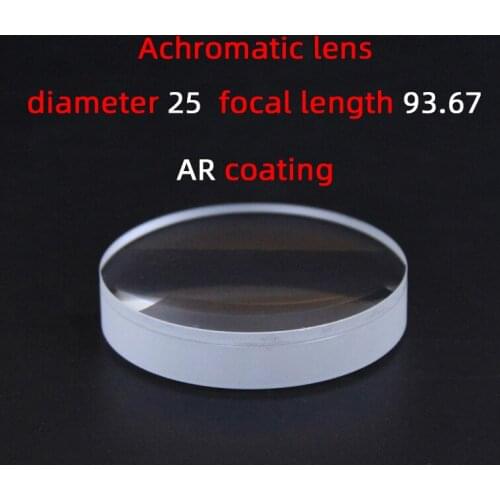 Diameter25 Focal length93.67 achromatic lens factory custom telescope lens magnifier various sizes