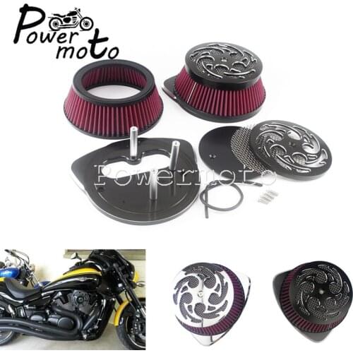 Roaring Big sucker Dual Air Filter for Suzuki Boulevard M109R M109RZ M109 VTR1800 VLR1800 2006-2018 Swirl Air Intake Filtration