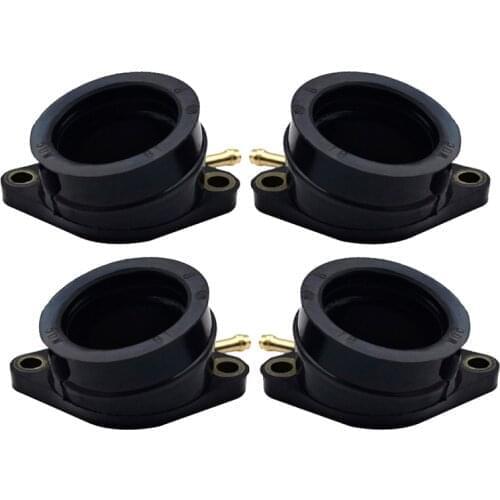 4Pcs Motorcycle Parts Carburetor Interface For Yamaha FZS600 FAZER 5DM 1998-2003 Intake Carburetor Outlet Manifold 5DM 13586 01