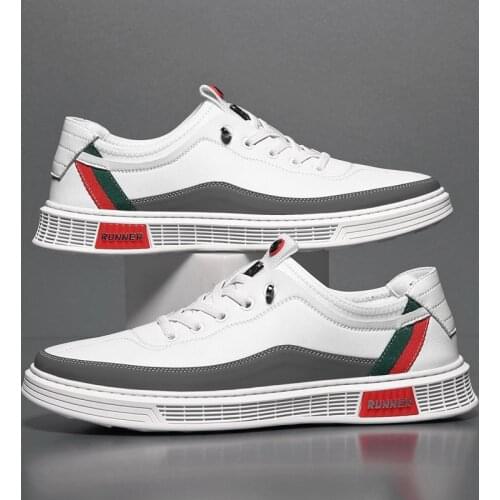 Fashion Men Walking Jogging Shoes Outdoor Sneakers For Man Male Footwear Flat Loafers Office Dress PU Leather Mens Casual Shoes