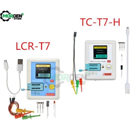 LCR-T7 TC-T7-H LCR-TC1 Multifunctional Diode Triode Capacitance Meter ESR TFT Backlight Transistor Tester LCR Meter Multimeter