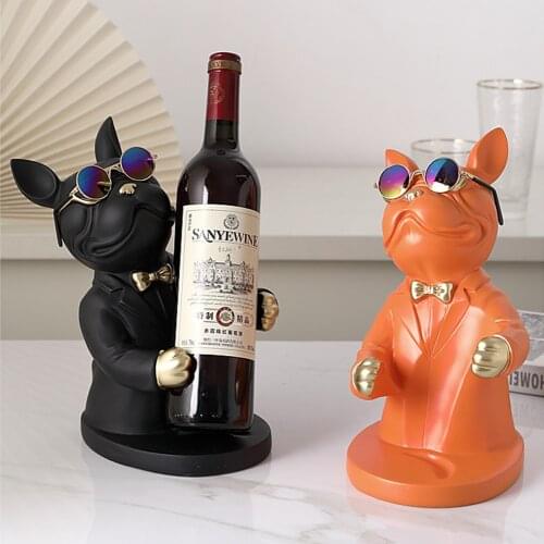 Nordic Modern Minimalist Creative Light Luxury Wine Rack Good Wine Display Stand Home Art Statue Bar Accessories Home Decoration