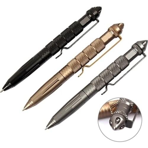 New Portable Tactical Pen Arrival Aviation Aluminum Self Defense Tactical Pen Glass Breaker Tool Military Combat