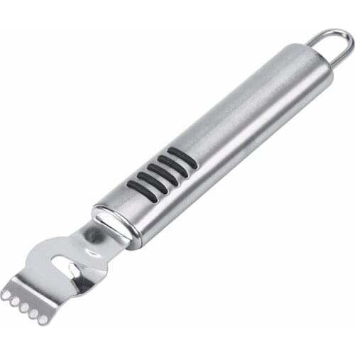 Stainless Steel Fruit Peelers Lemon Orange Zester Grater Vegetable Peeler Stainless Steel Grips Lime Zest Peeling Knife Tool