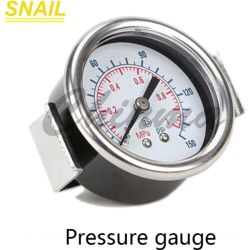 Suitable for CNC pressure gauge 0-1Mpa 0-150Psi 50mm with bracket pressure gauge Oil pressure gauge barometer