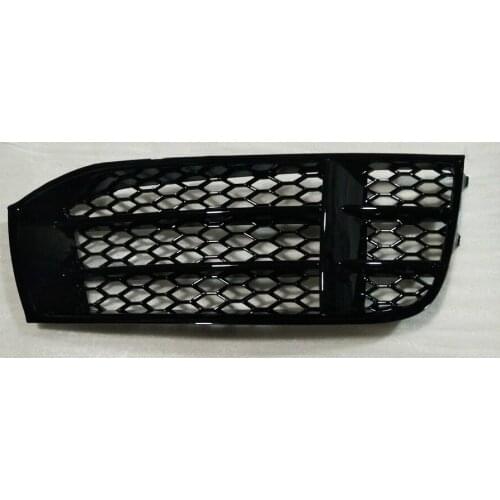 2 RS5 style glossy black front bumper fog lamp grilles for Audi RS5 2012-2016 car styling accessories