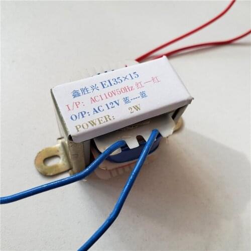 12V Transformer 110V input 2VA EI35*15 Power transformer for Soymilk machine air conditioner internal transformer