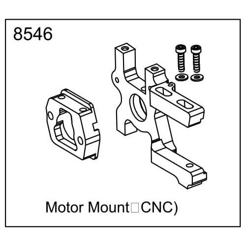 ZD racing EX07 accessories super sports car 1/7 original accessories 8546 motor seat