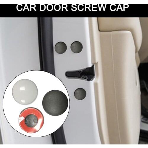 12PCS Car Door Protection Cover Door Anti - Rust Screw Cap Anti - Rust Waterproof Screw Cap Protection Door Screw Cover