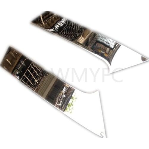 2Pcs/Set Car Rear Window Side Wing Cover Trim Sticker for Nissan X-Trail Xtrail T32 2014 - 2021 Auto Exterior Accessories