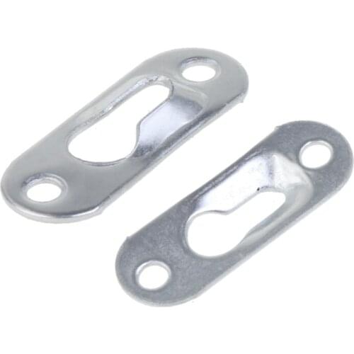 20pcs/Lot Metal Keyhole Hanger Fasteners for Picture Frames Mirrors Cabinet Dropshipping