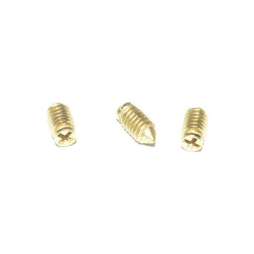 50pcs M3 Phillips tip end grups brass screws cross pointed tail grup screw machine meter bolts brassiness bolt 3mm-8mm length