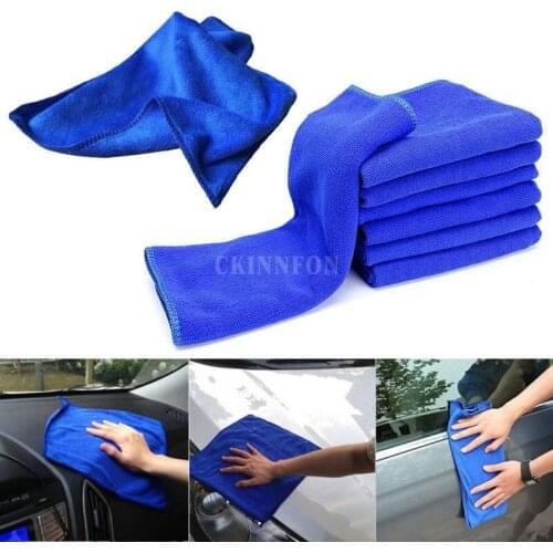500Pcs/Lot 30*30cm Soft Microfiber Cleaning Towel Car Auto Wash Dry Clean Polish Cloth Polish 30 x 30cm For Car Motorcycle