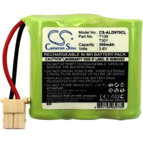 Cameron Sino for Audioline 970 971 971G EXTEL PASFCB T109 PANAFONE KX-T9980 TEXET TX-D7955A T301 Cordless Phone Battery