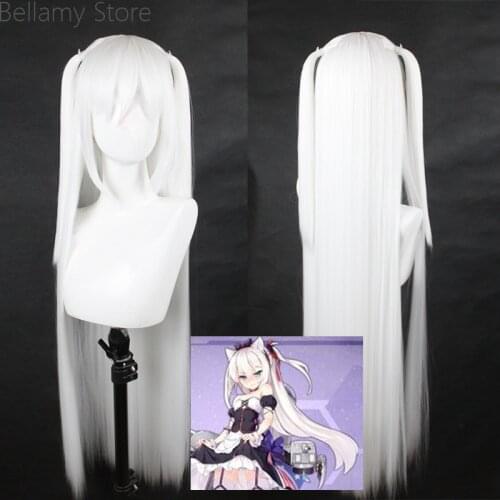 Azur Lane USS Hammann Heat Resistant Cosplay Costume hairwear Wig+Wig Cap