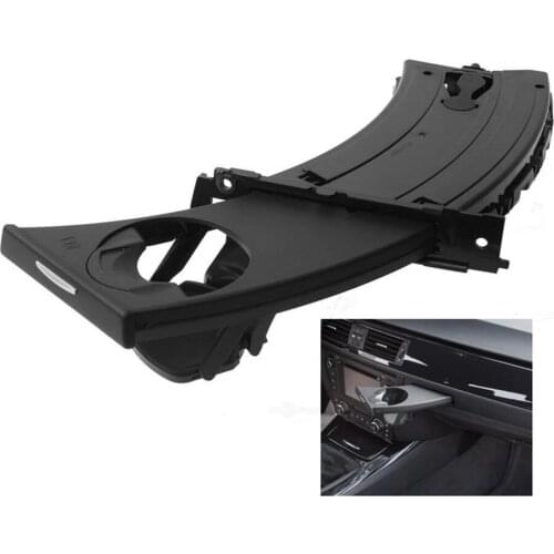 Black Retractable Front Driver Side Drink Cup Holder For BMW E90 2005-2012 51459173463 Auto Accessories