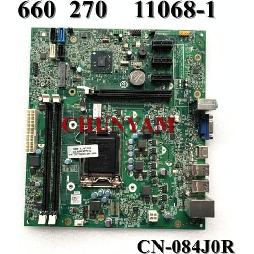 Desktop Motherboard For DELL inspiron 660 vostro 270 Motherboard 11068-1 48.3HD01.011 CN-084J0R 84J0R Mainboard 100%tested